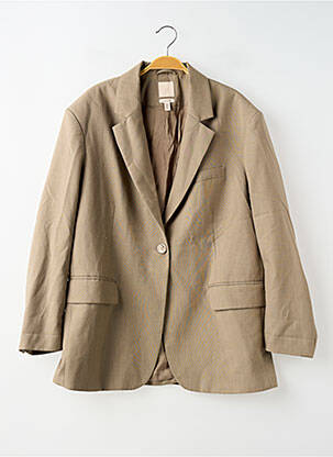 Blazer fausses poches marron H&M femme