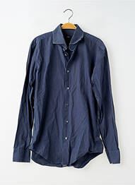 Chemise manches longues coupe cintrée bleu HUGO BOSS homme