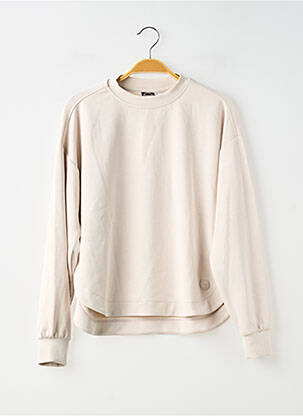 Sweat-shirt tissage jersey manches longues beige COLMAR femme