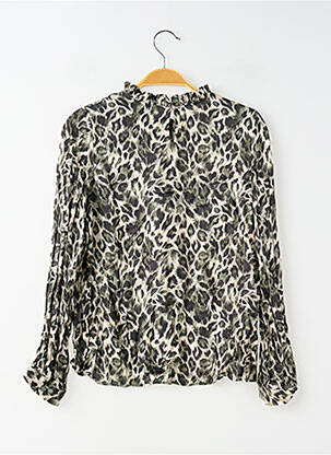 Blouse légère et transparente manches longues vert LA VIE PARIS femme