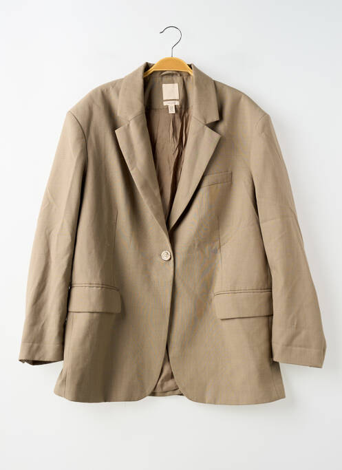 Blazer fausses poches marron H&M femme