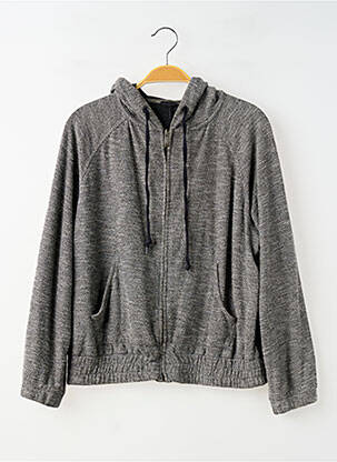 Veste casual col rond gris OYSHO femme