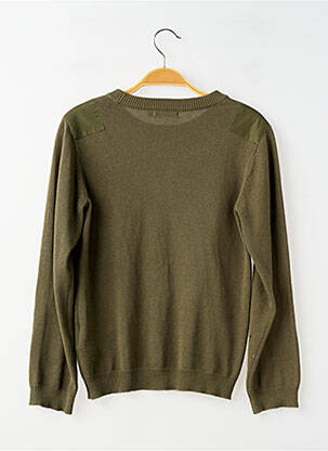 Pull stretch manches longues vert MONOPRIX garçon