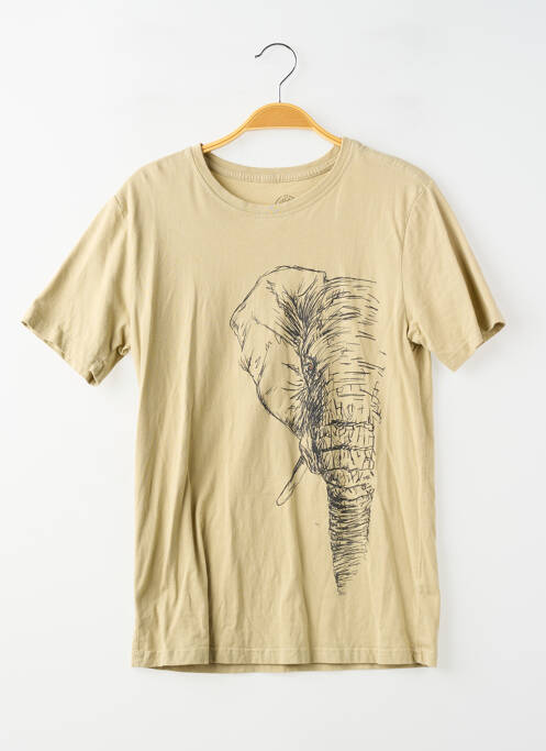 T-shirt coupe cintrée manches courtes vert KOOL AFRICA homme