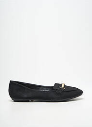 Mocassins chiquet talon plat jusqu'à 3cm noir DAY-VINE femme