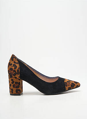 Escarpins talon bottier talon de 7 à 9cm noir GIVANA femme