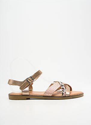 Sandales/nu pieds chiquet talon plat jusqu'à 3cm rose NIO NIO femme