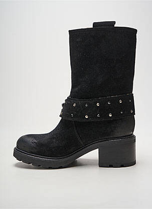 Bottines/boots nubuck talon de 4 à 6cm noir GIO+ femme