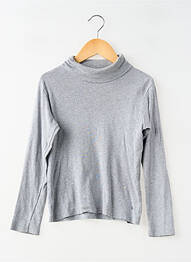 Sous-pull coupe cintrée manches longues gris PETIT BATEAU garcon