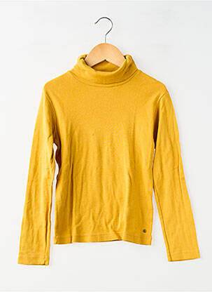 Sous-pull stretch manches longues jaune PETIT BATEAU garcon