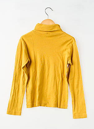 Sous-pull stretch manches longues jaune PETIT BATEAU garçon