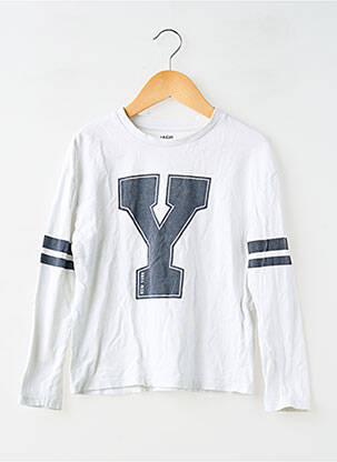 T-shirt manches longues manches longues blanc LA REDOUTE garcon