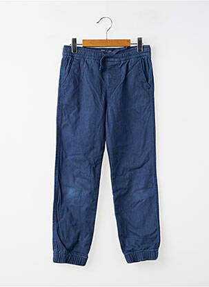 Pantalon droit fermeture liens à nouer taille ajustable bleu TEX garcon