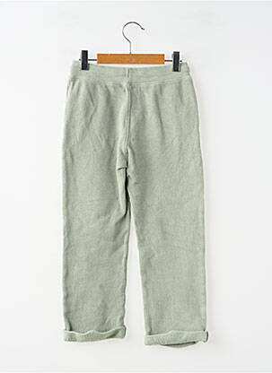 Pantalon droit fermeture liens à nouer taille élastique vert MONOPRIX garcon