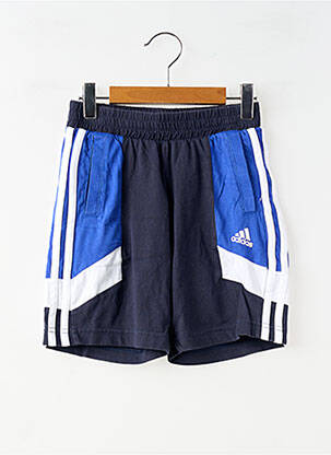 Short sport multisport taille élastique bleu ADIDAS garcon