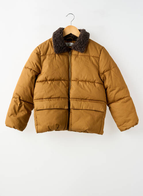 Doudoune manches longues sans capuche jaune H&M garcon