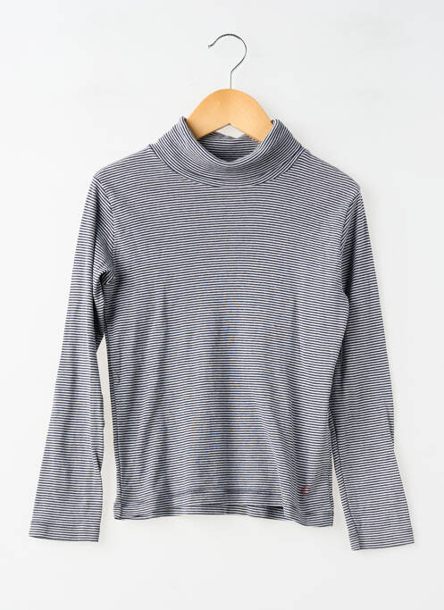 Sous-pull stretch manches longues bleu PETIT BATEAU garcon
