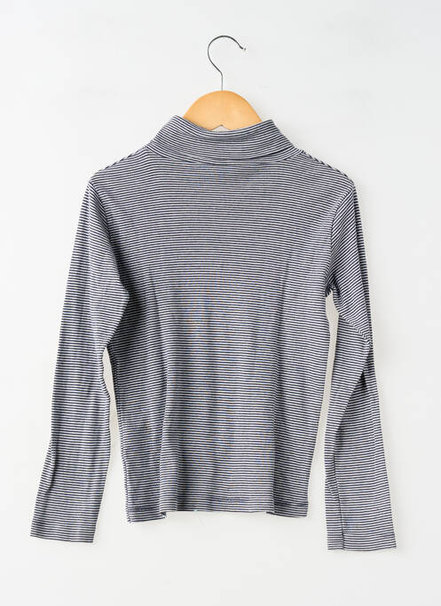 Sous-pull stretch manches longues bleu PETIT BATEAU garcon