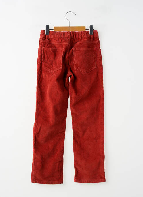 Pantalon droit coupe droite taille ajustable orange MONOPRIX garcon