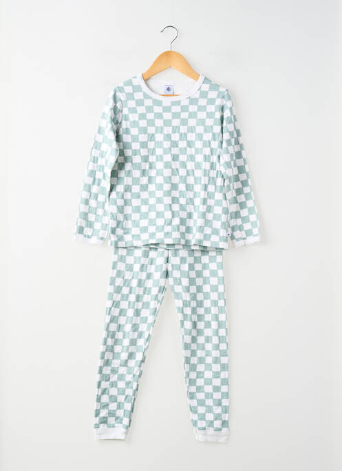 Pyjama manches longues vert PETIT BATEAU garcon