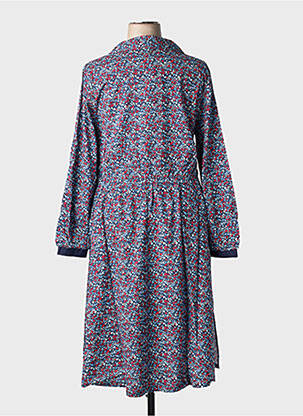 Robe longue manches longues manches longues bleu SHEEGO femme