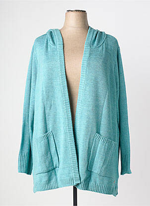 Gilet manches longues stretch bleu SHEEGO femme