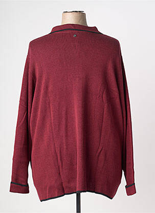 Veste casual col chemisier rouge SHEEGO femme