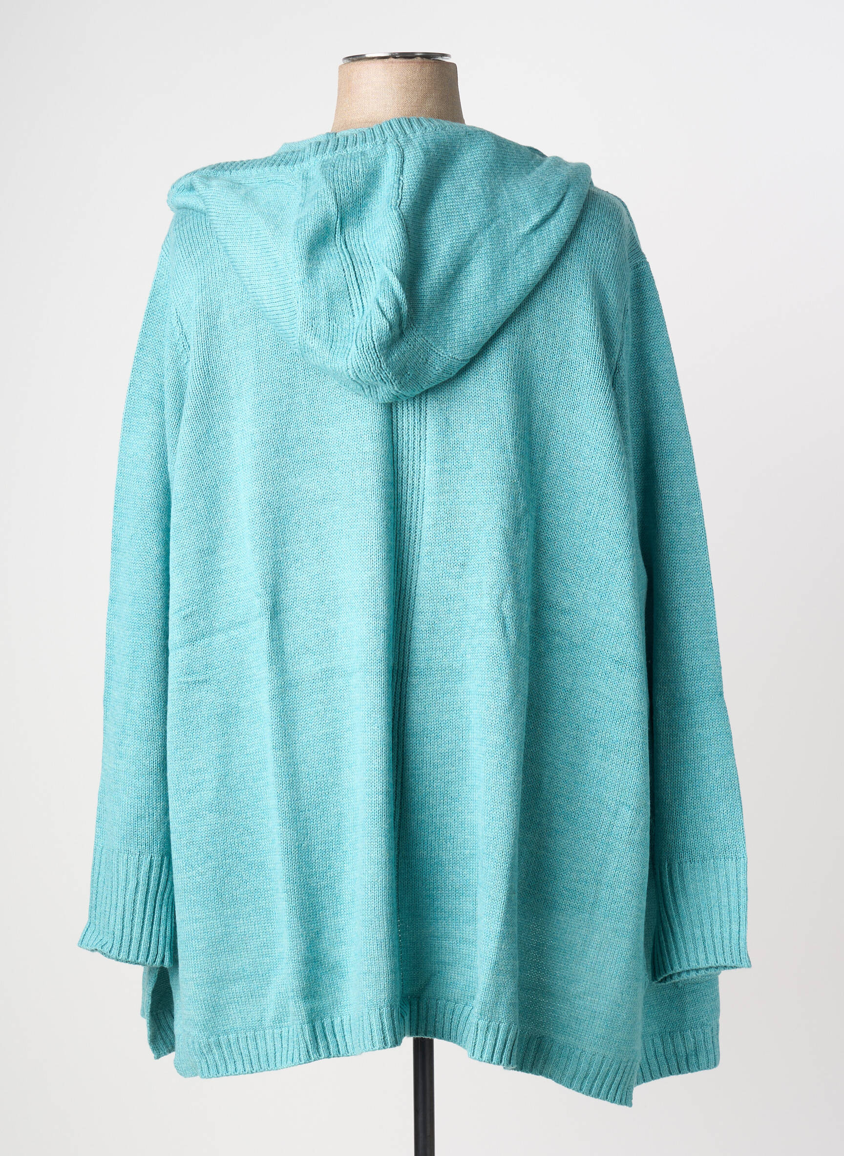 Gilet manches longues stretch bleu SHEEGO femme