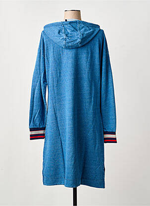 Robe mi-longue manches courtes manches courtes bleu SHEEGO femme