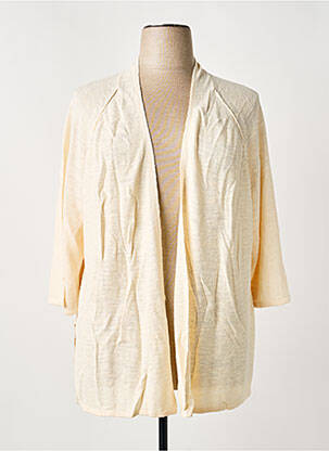Gilet manches longues manches 3/4 beige TOM TAILOR femme