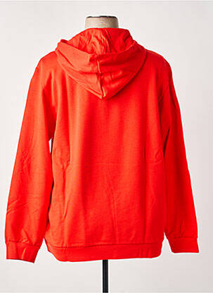 Sweat-shirt à capuche stretch manches longues rouge SHEEGO femme