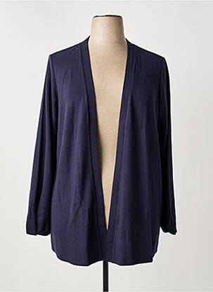 Gilet manches longues stretch bleu TRIANGLE femme