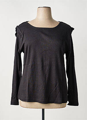 T-shirt manches longues manches longues noir SHEEGO femme