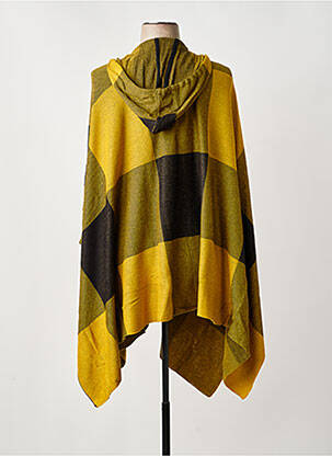 Poncho col v jaune SHEEGO femme