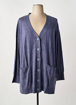 Gilet manches longues stretch bleu SHEEGO femme