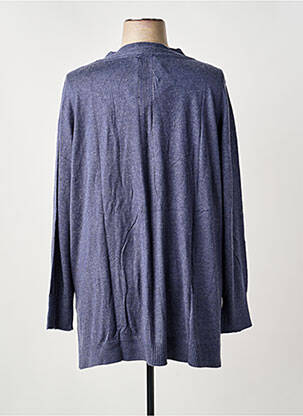 Gilet manches longues stretch bleu SHEEGO femme