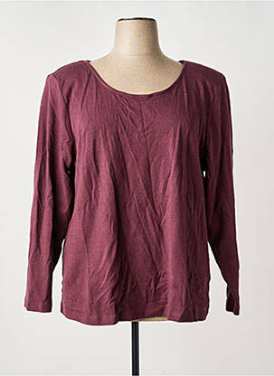 T-shirt manches longues manches longues rouge SHEEGO femme