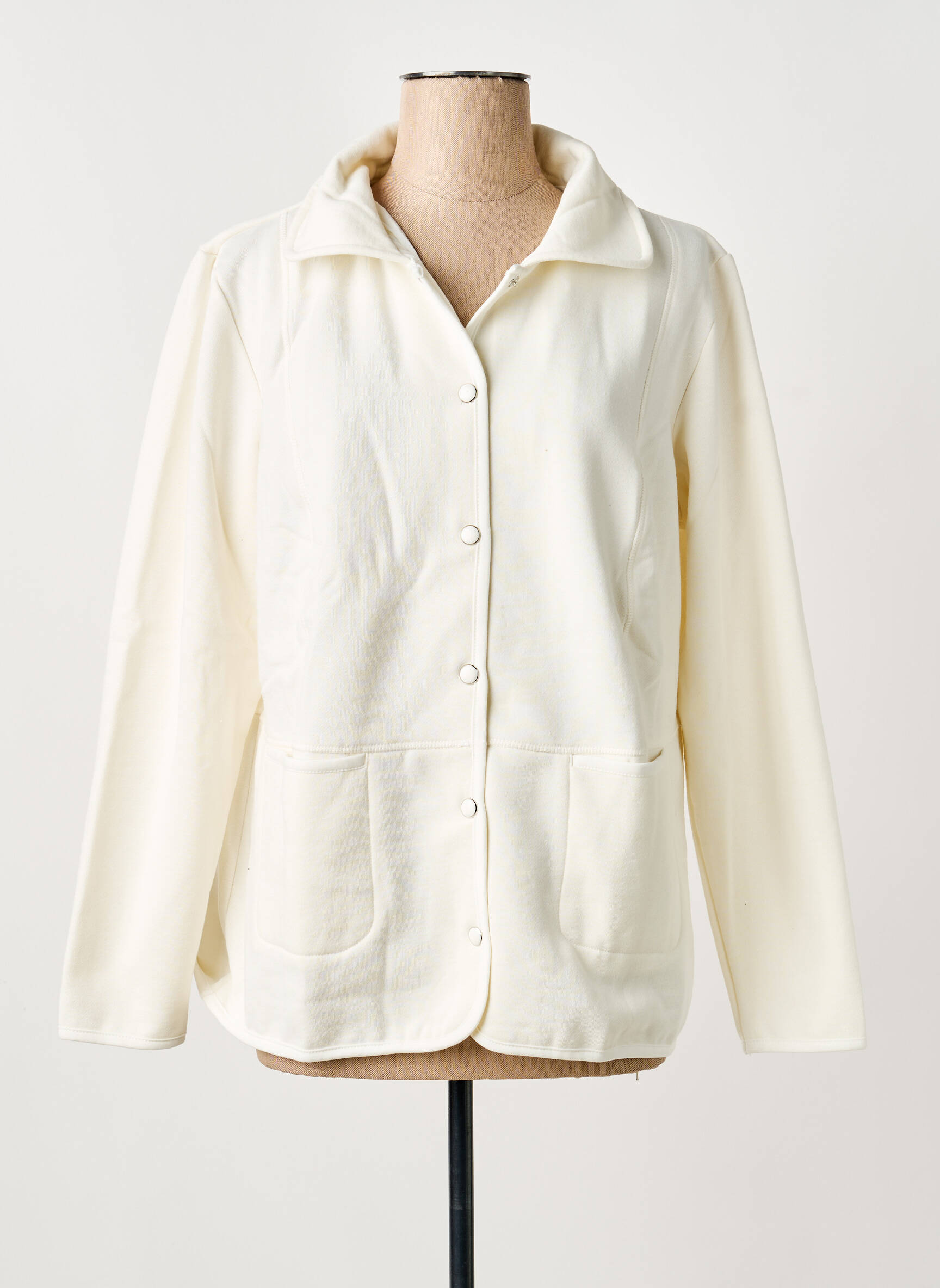 Veste casual poches beige SHEEGO femme