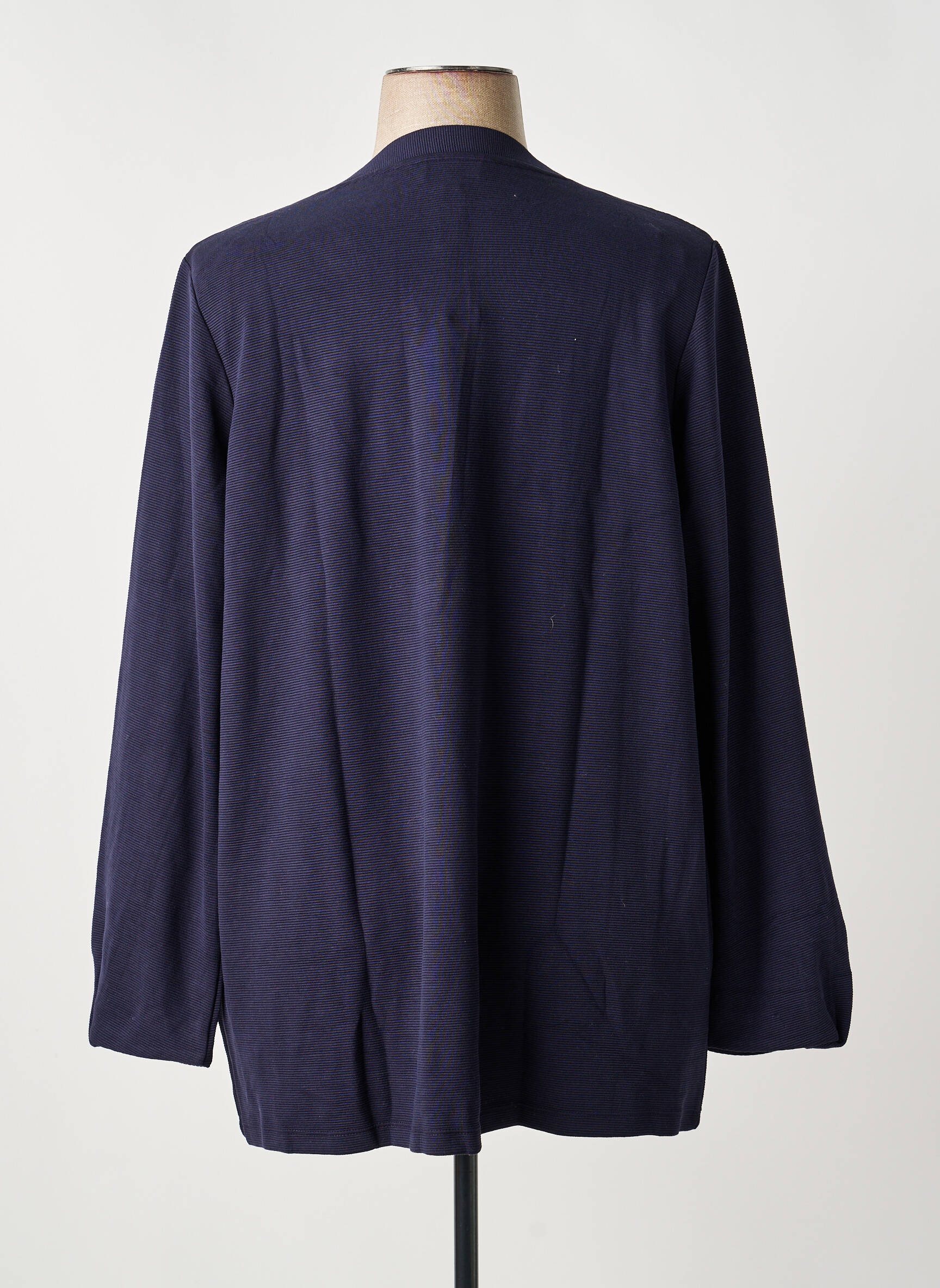 Gilet manches longues stretch bleu TRIANGLE femme