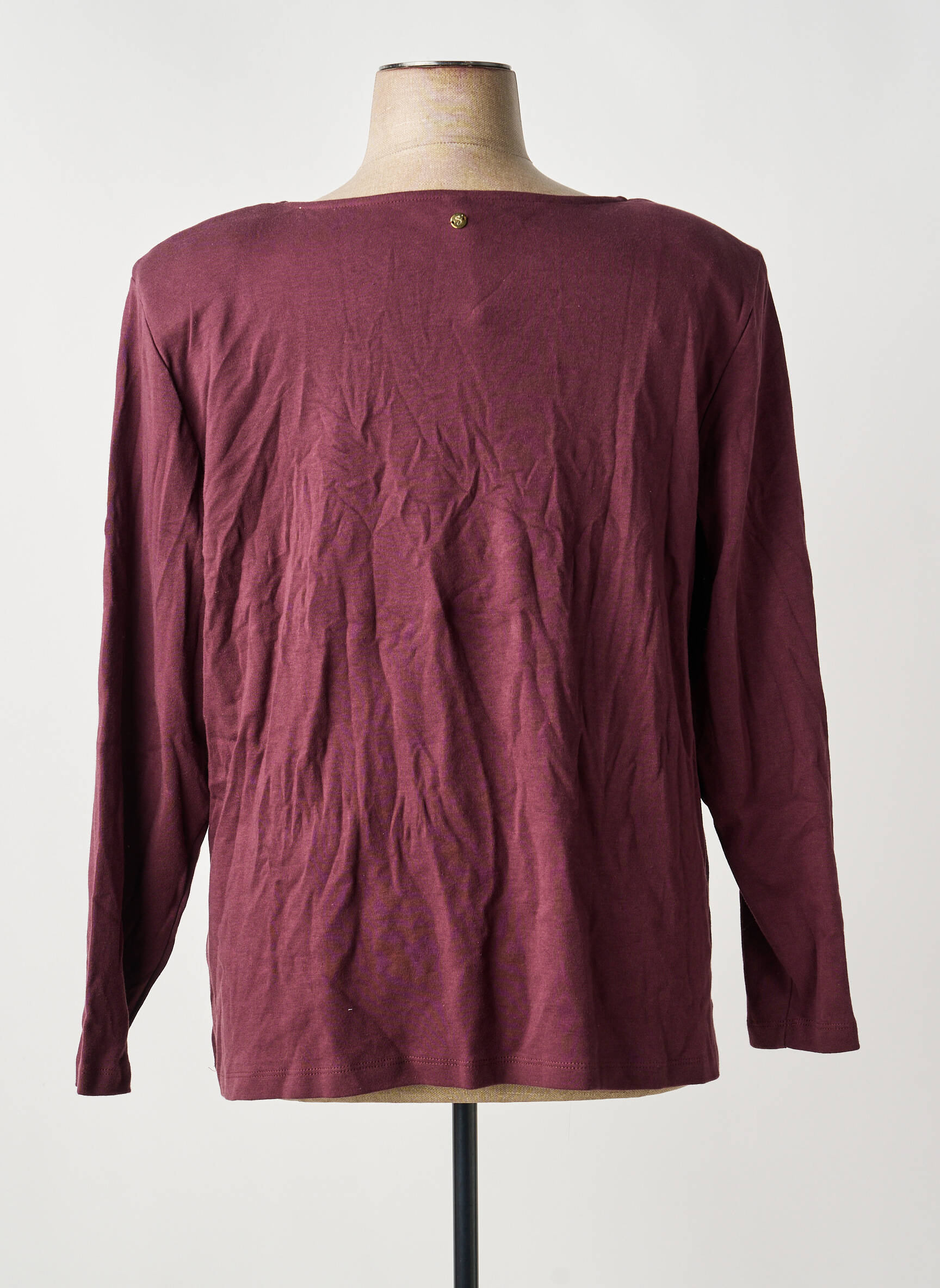T-shirt manches longues manches longues rouge SHEEGO femme