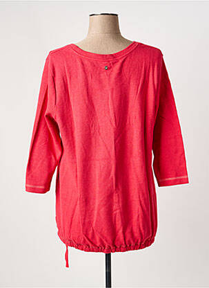 Pull resserrée sur le bas manches 3/4 rose SHEEGO femme