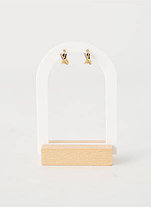 Boucles d’oreilles ornement oxyde de zirconium or PANDORA femme