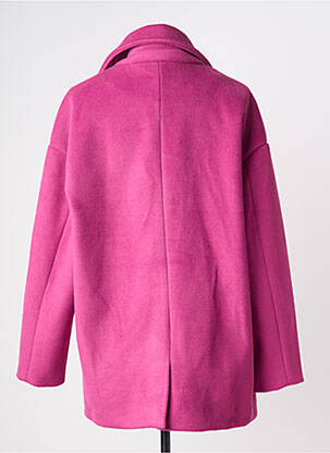Manteau court coupe droite sans capuche violet MOLLY BRACKEN femme