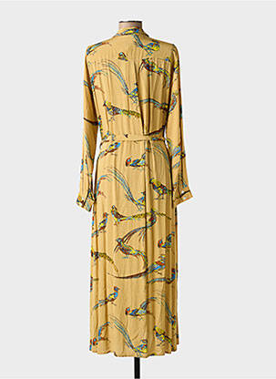 Robe longue manches longues manches longues beige KING LOUIE femme