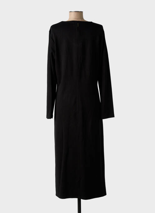Robe longue coupe cintrée manches longues noir AGATHE & LOUISE femme