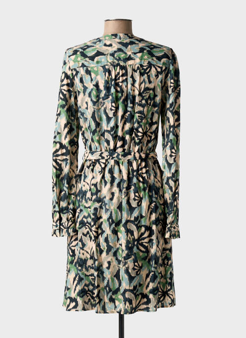 Robe mi-longue vert C'EST BEAU LA VIE femme