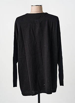 Gilet manches longues col rond noir AGATHE & LOUISE femme