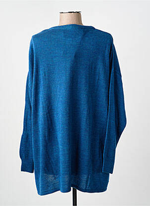 Gilet manches longues stretch bleu AGATHE & LOUISE femme