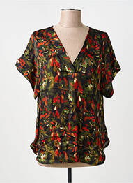 Top manches courtes manches courtes vert PAKO LITTO femme