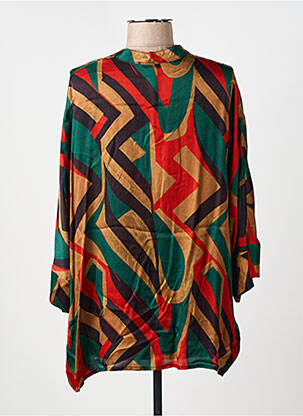 Blouse manches 3/4 manches 3/4 vert PAKO LITTO femme